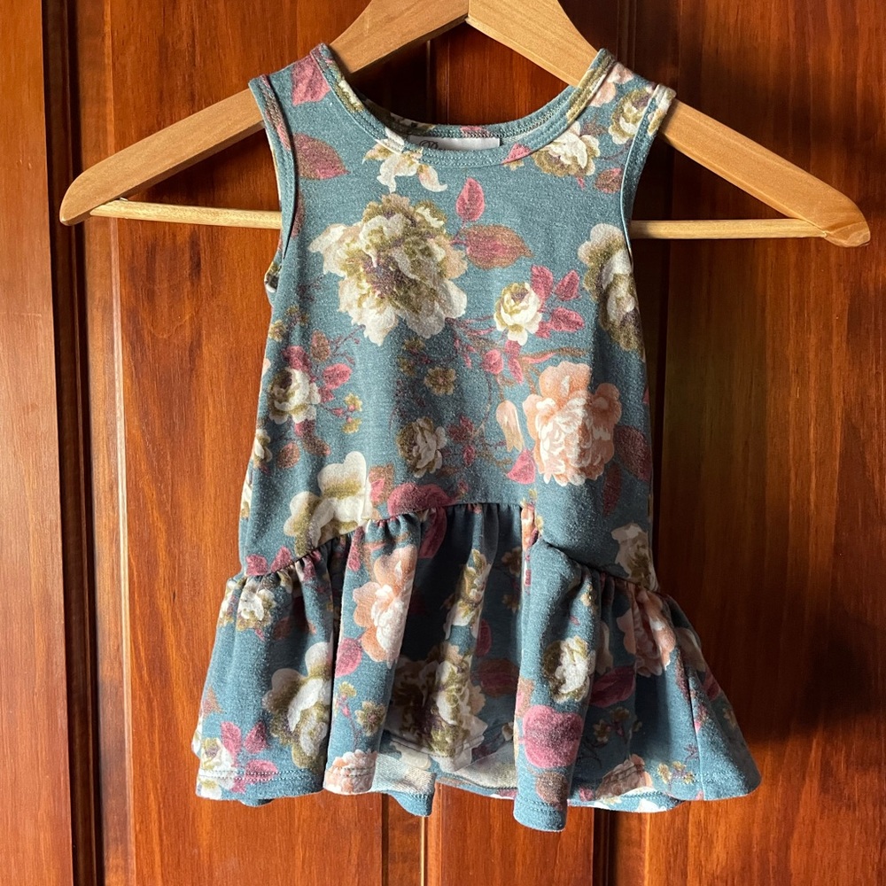 2T Vintage Floral Tank top